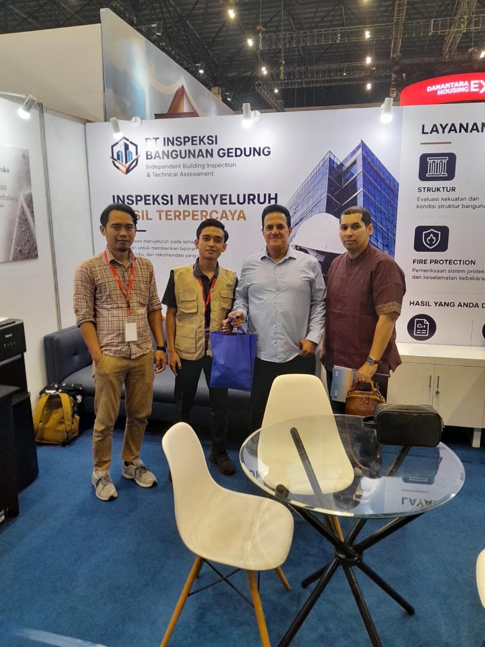 Booth Inspektor Rumah di Danantara Housing Expo 2026